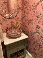 Nyla Basin - Pink Petal Shaped Countertop Wash Basin