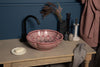 NYLA - Pink Petal Shaped Countertop Bathroom Wash Basin Sink - The Way We Live London